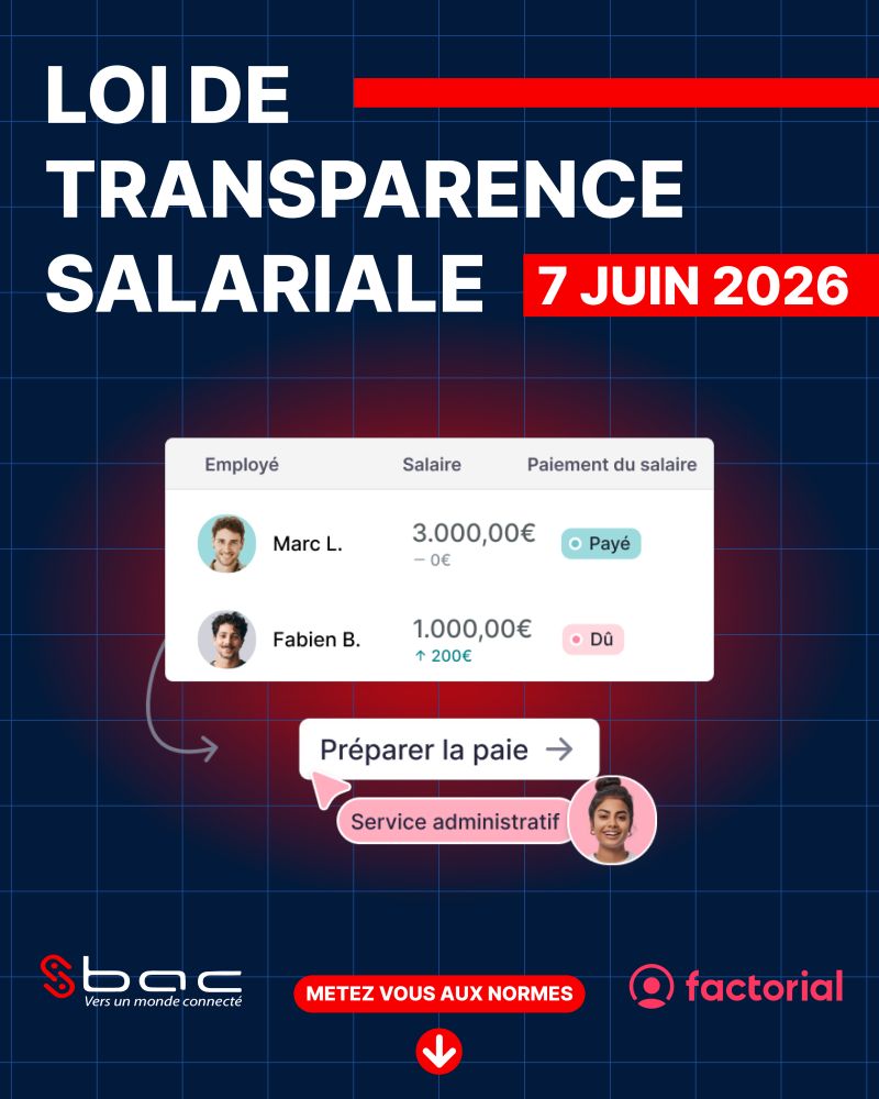 BAC × Factorial — loi transparence salariale