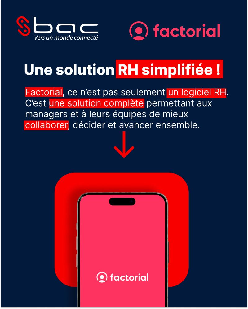 BAC × Factorial — solution RH simplifiée