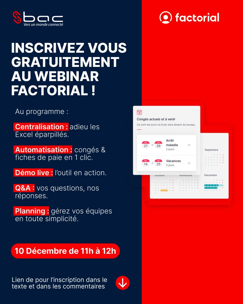 BAC × Factorial — webinar inscription gratuite