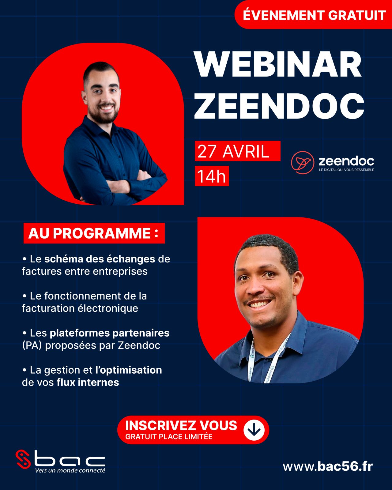 BAC × Zeendoc — webinar facturation électronique